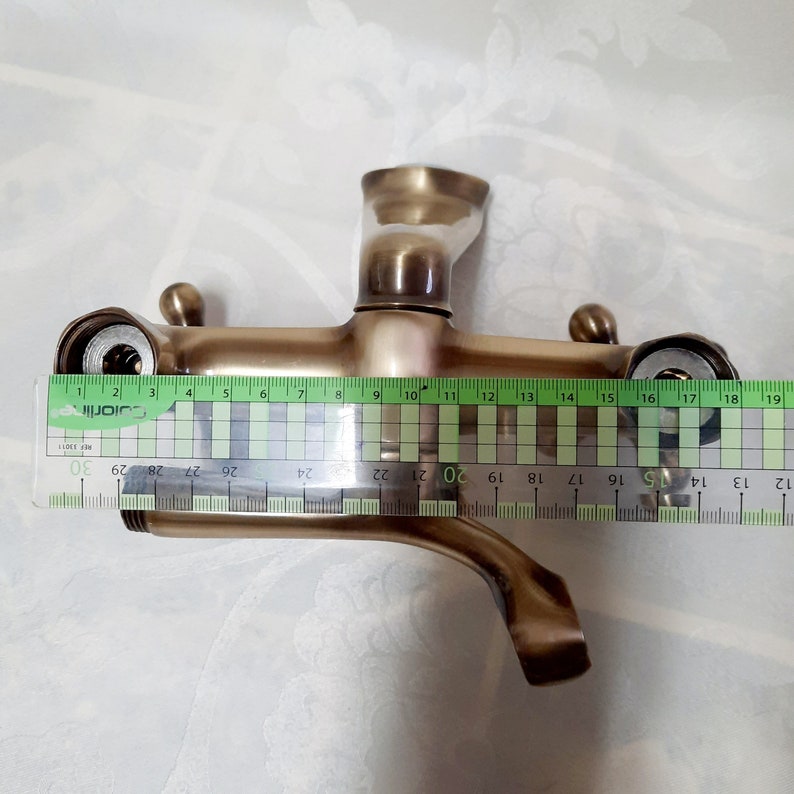 Vintage Antique Brass Bathtub Mixer Faucet