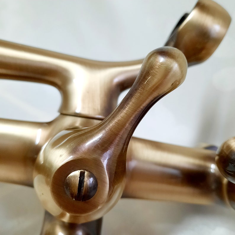 Vintage Antique Brass Bathtub Mixer Faucet