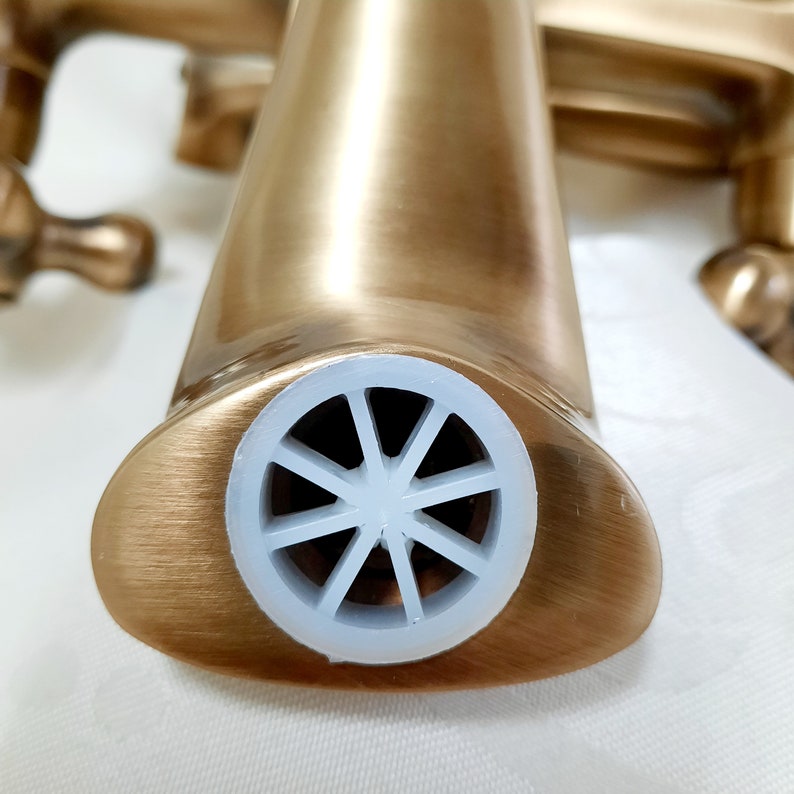 Vintage Antique Brass Bathtub Mixer Faucet
