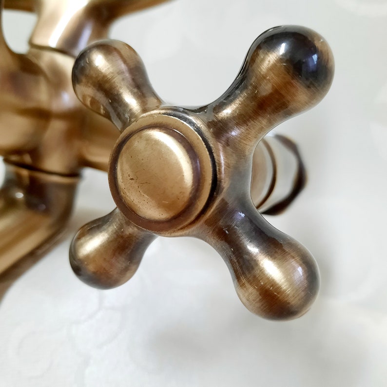 Vintage Antique Brass Bathtub Mixer Faucet