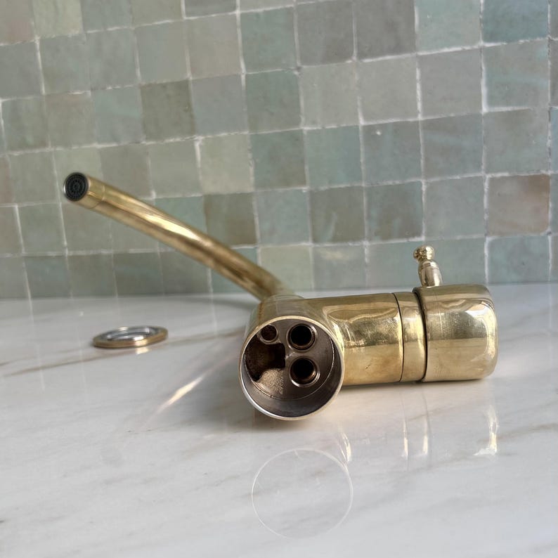 High-Arc Brass Single-Handle Faucet