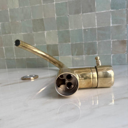 High-Arc Brass Single-Handle Faucet
