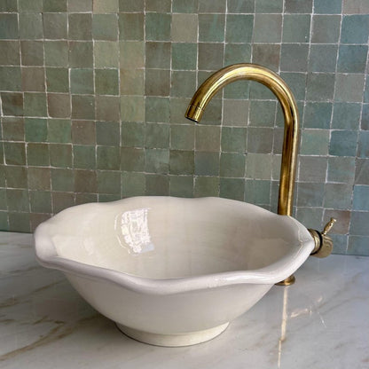 High-Arc Brass Single-Handle Faucet
