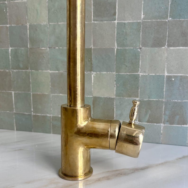 High-Arc Brass Single-Handle Faucet