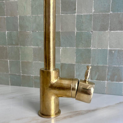 High-Arc Brass Single-Handle Faucet