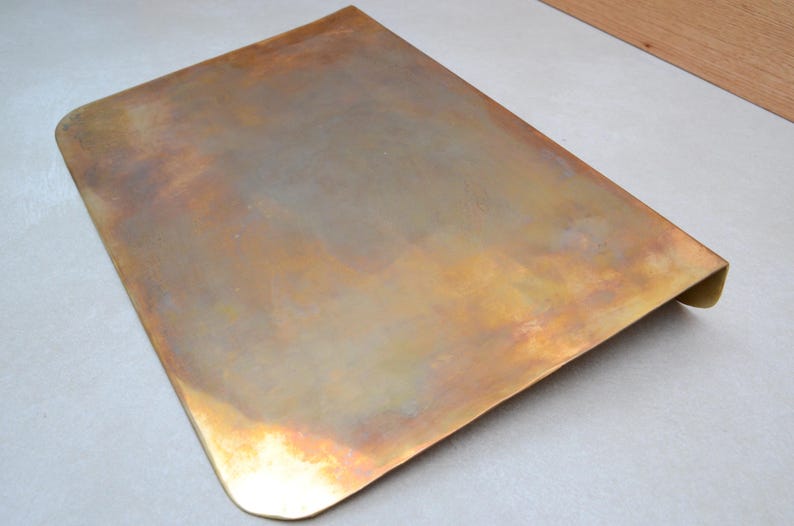 Unlacquered Solid Brass Floating Shelf for Bathroom & Walls