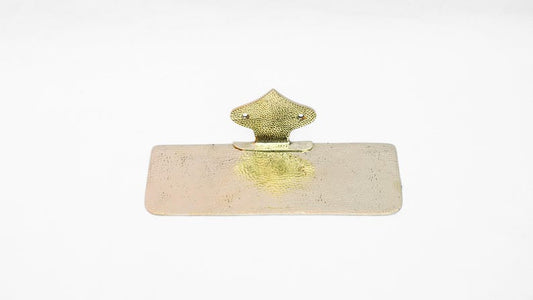 Hammered Brass Wall Floating Shelf