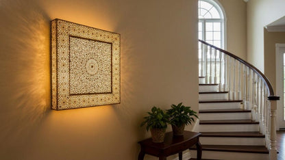 Handmade Moroccan Brass Wall Sconce
