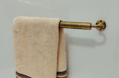 Moroccan Handmade Brass Towel Bar for Bathroom