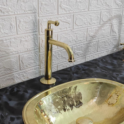 Artisanal Moroccan Brass Vanity Set
