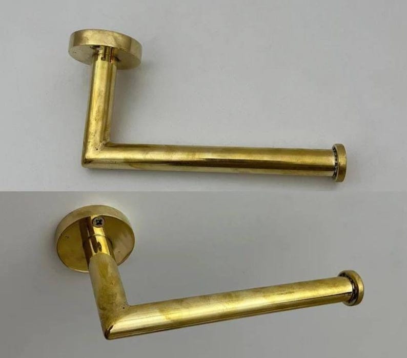 Solid Brass Toilet Paper Holder