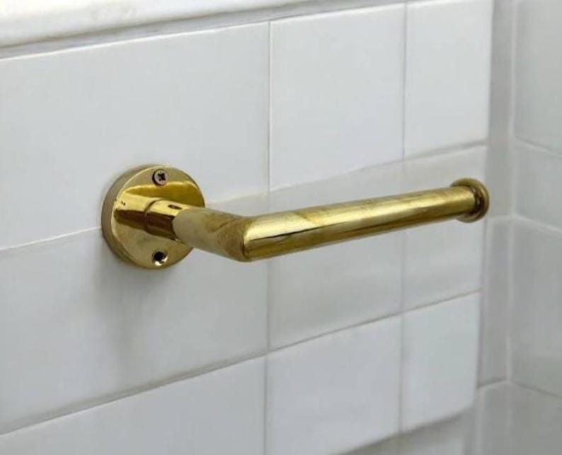 Solid Brass Toilet Paper Holder