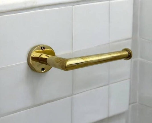 Solid Brass Toilet Paper Holder