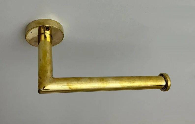Solid Brass Toilet Paper Holder