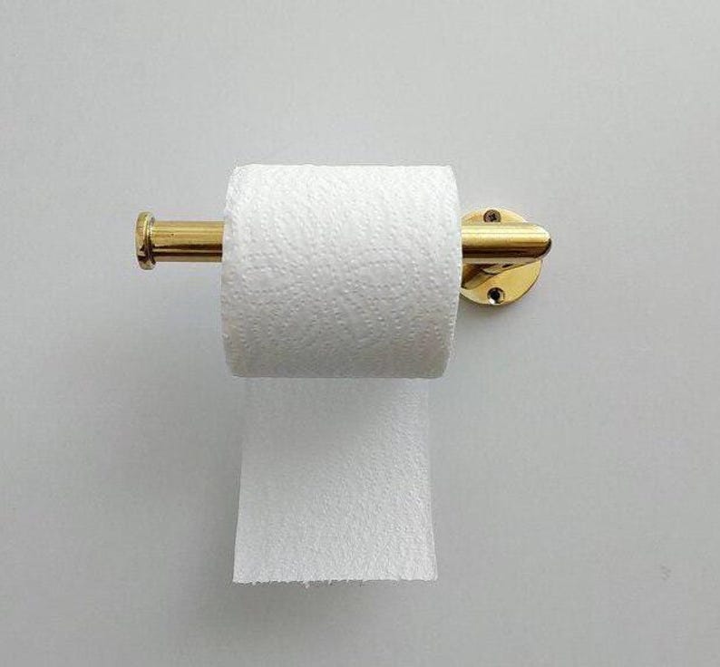 Solid Brass Toilet Paper Holder