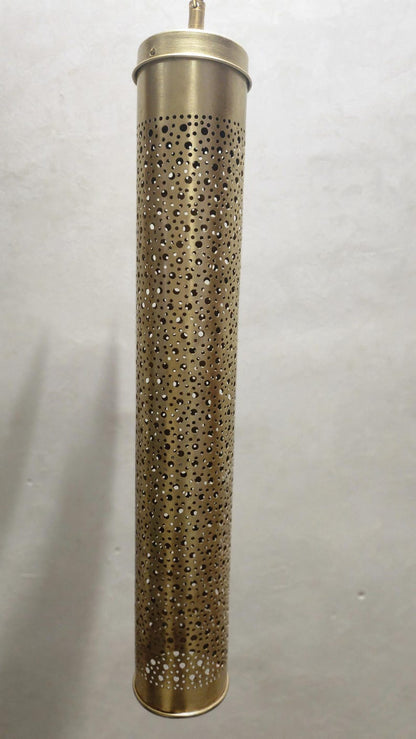 Handmade Moroccan Brass Ceiling Light  Boho Hanging Lantern