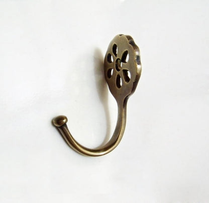 Set of 6 Vintage Antique Wall Hooks