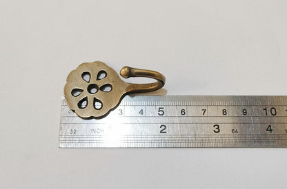 Set of 6 Vintage Antique Wall Hooks