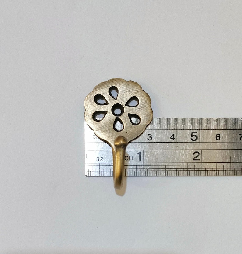 Set of 6 Vintage Antique Wall Hooks
