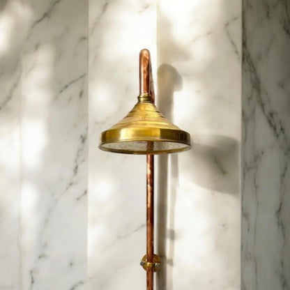 Minimalist Industrial Copper & Brass Shower