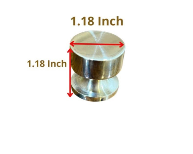 Unlacquered Brass Ball Cabinet Knobs