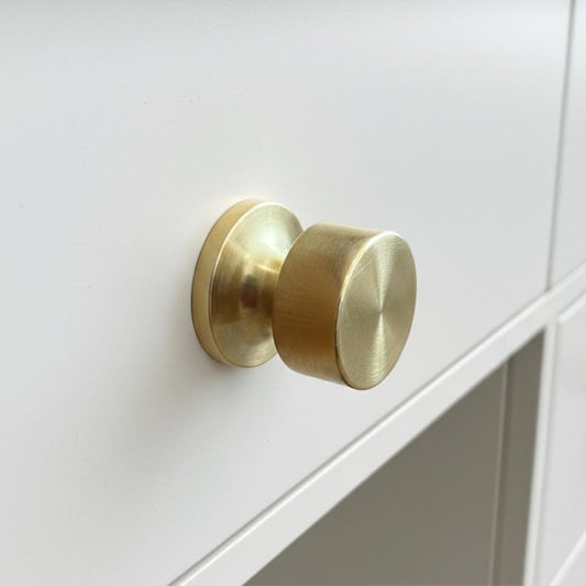 Unlacquered Brass Ball Cabinet Knobs
