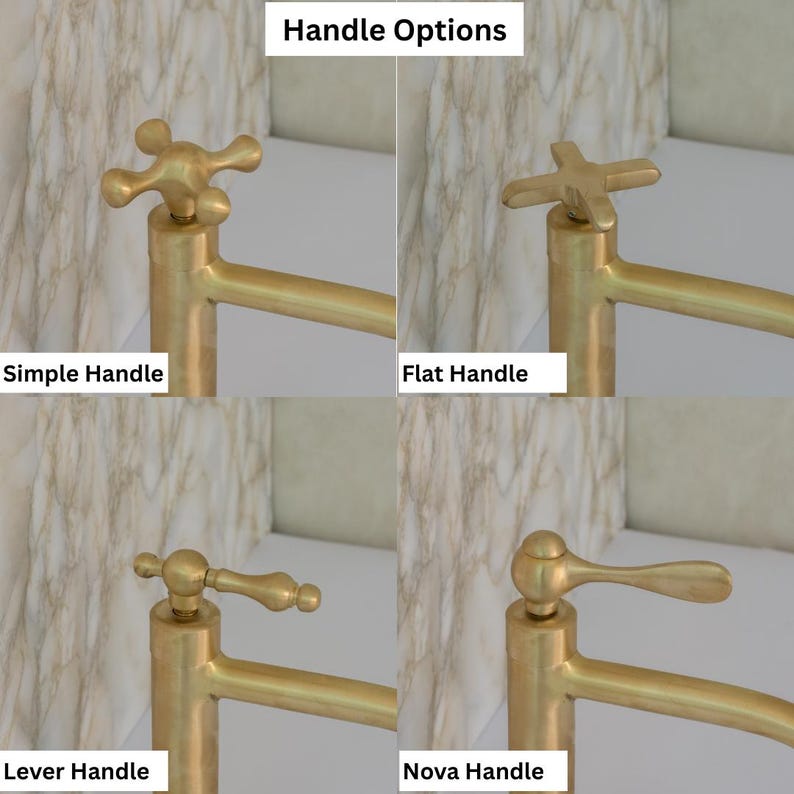 Brushed Brass Pillar Cold Water Tap