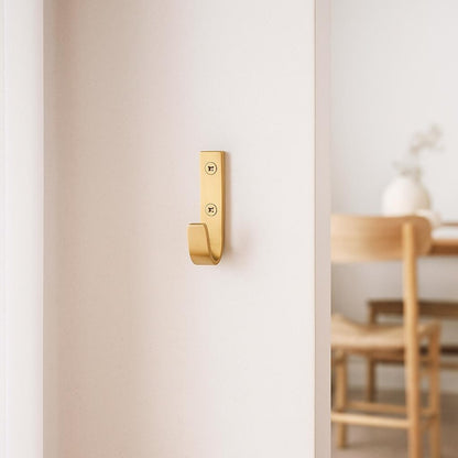 Joplin Solid Brass Modern Wall J Hook
