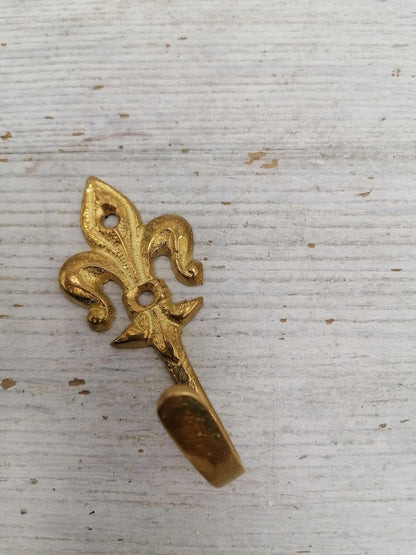 Vintage Solid Brass Wall Hook