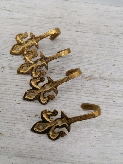 Vintage Solid Brass Wall Hook