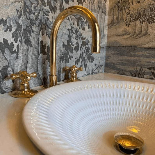 Artisan Widespread Brass Bathroom Faucet