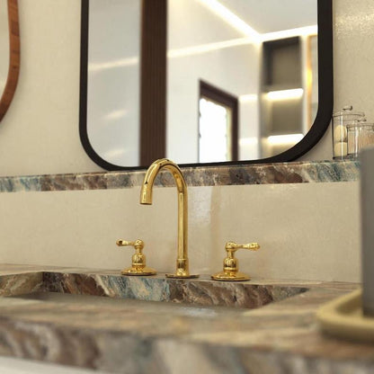 Artisan Widespread Brass Bathroom Faucet