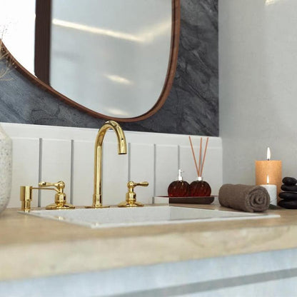 Artisan Widespread Brass Bathroom Faucet