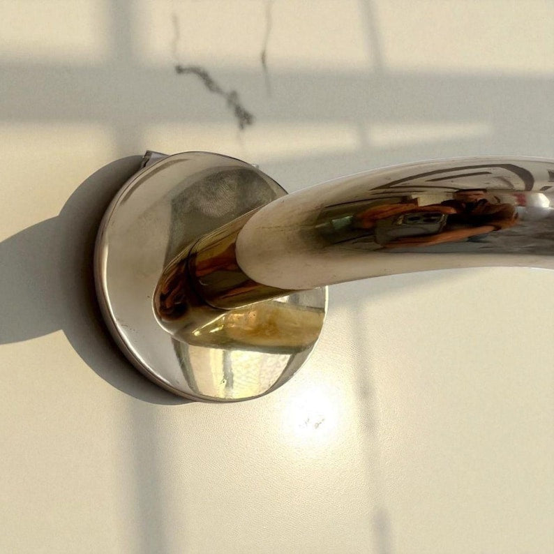 Moroccan Wall-Mounted Bathroom Brass Towel Bar