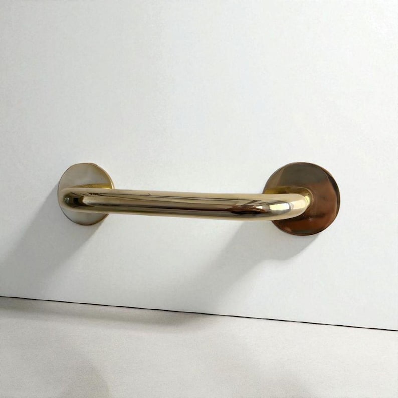 Moroccan Wall-Mounted Bathroom Brass Towel Bar