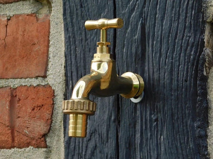 Victorian Polished Brass Widespread Bathroom Faucet