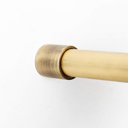 Aged Brushed Brass Hanging Rail Kitchen Pot