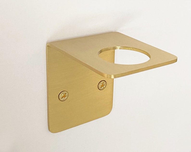 Handcrafted Wall-Mounted Pump Bottle Holder