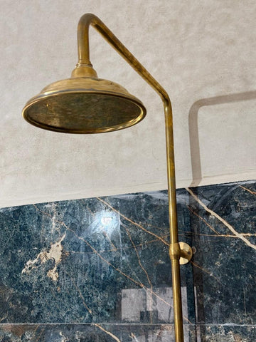 High-Arc Brass Rainfall Shower Head