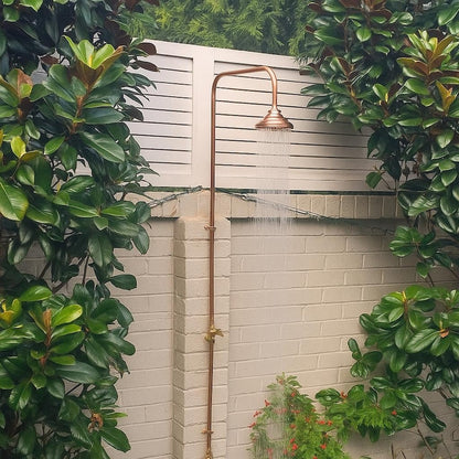 Artisan Unlacquered Brass Shower Set