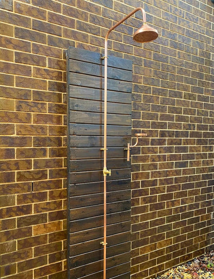Artisan Unlacquered Brass Shower Set