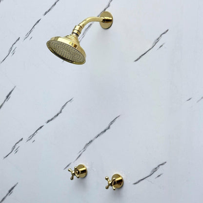 Exquisite Gold Rain Shower System