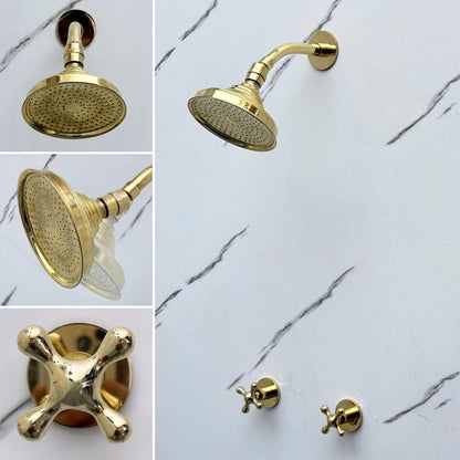 Exquisite Gold Rain Shower System