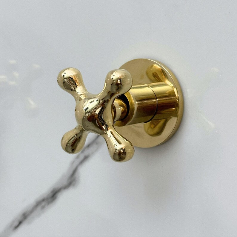 Exquisite Gold Rain Shower System