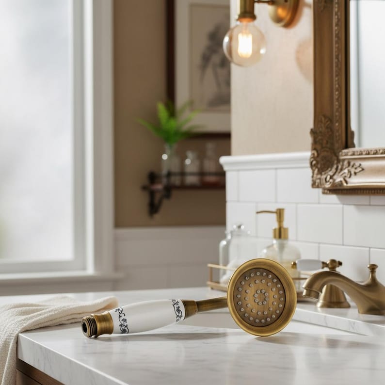 The Handcrafted Brass Shower Suite