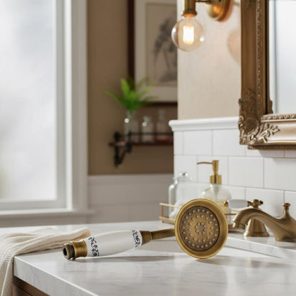 The Handcrafted Brass Shower Suite
