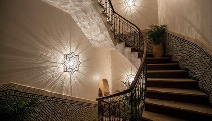 Moroccan Star Filigree Wall Sconce