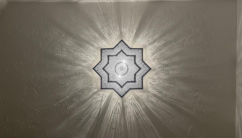 Moroccan Star Filigree Wall Sconce