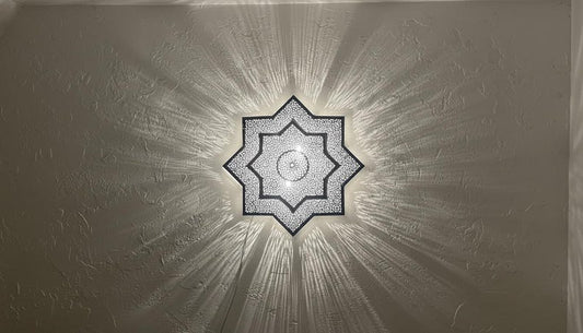Moroccan Star Filigree Wall Sconce