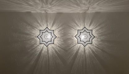 Moroccan Star Filigree Wall Sconce